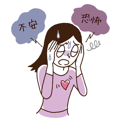 いつも不安を感じ、生活に支障が出るのイメージ